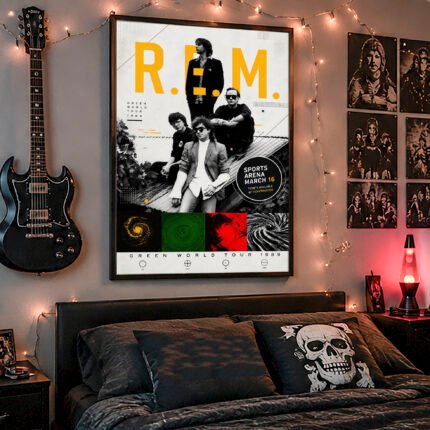 AC/DC – Black Ice World Tour (Columbus 2008) Poster – Konzertplakat als Kunstdruck