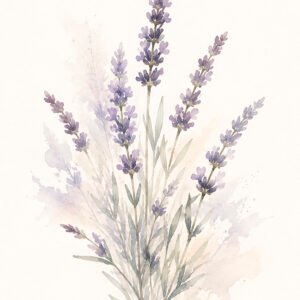 Lavendel im Abendlicht