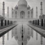 Taj Mahal im Spiegelwasser