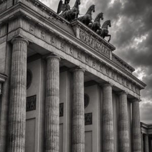 Brandenburger Tor im Abendlicht