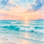 Abendlicht am Meer