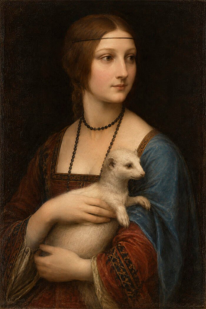 Dame mit dem Hermelin – Wandbild aus der Shopkategorie Alte Meister