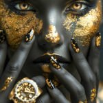 Goldenes Spiegelbild