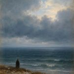 Kreidefelsen über der Ostsee