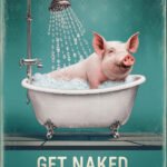 Schweinchen im Schaumbad