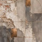Patina auf Stein