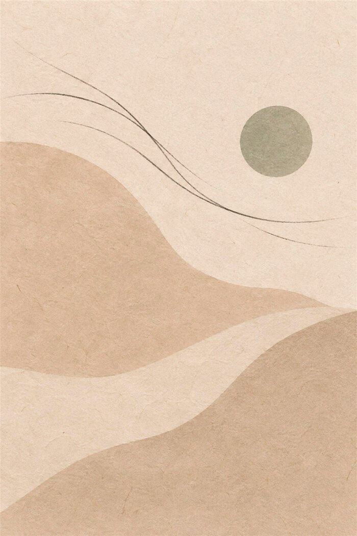 Wellen aus Sand – abstraktes Wandbild aus dem Kunstolymp-Katalog