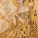 Adele im goldenen Ornament