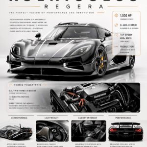 Koenigsegg Regera in Graphit