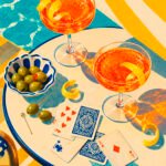 Aperitif am Pool