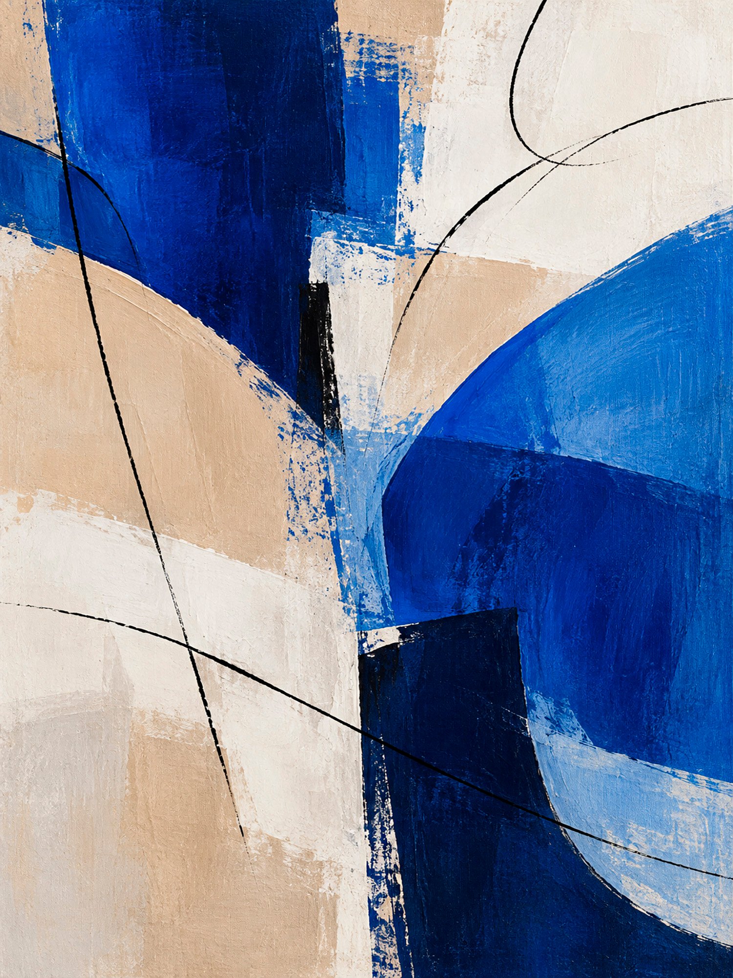 Moderne_Abstrakt_03 Blauer Aufbruch – Bild 1
