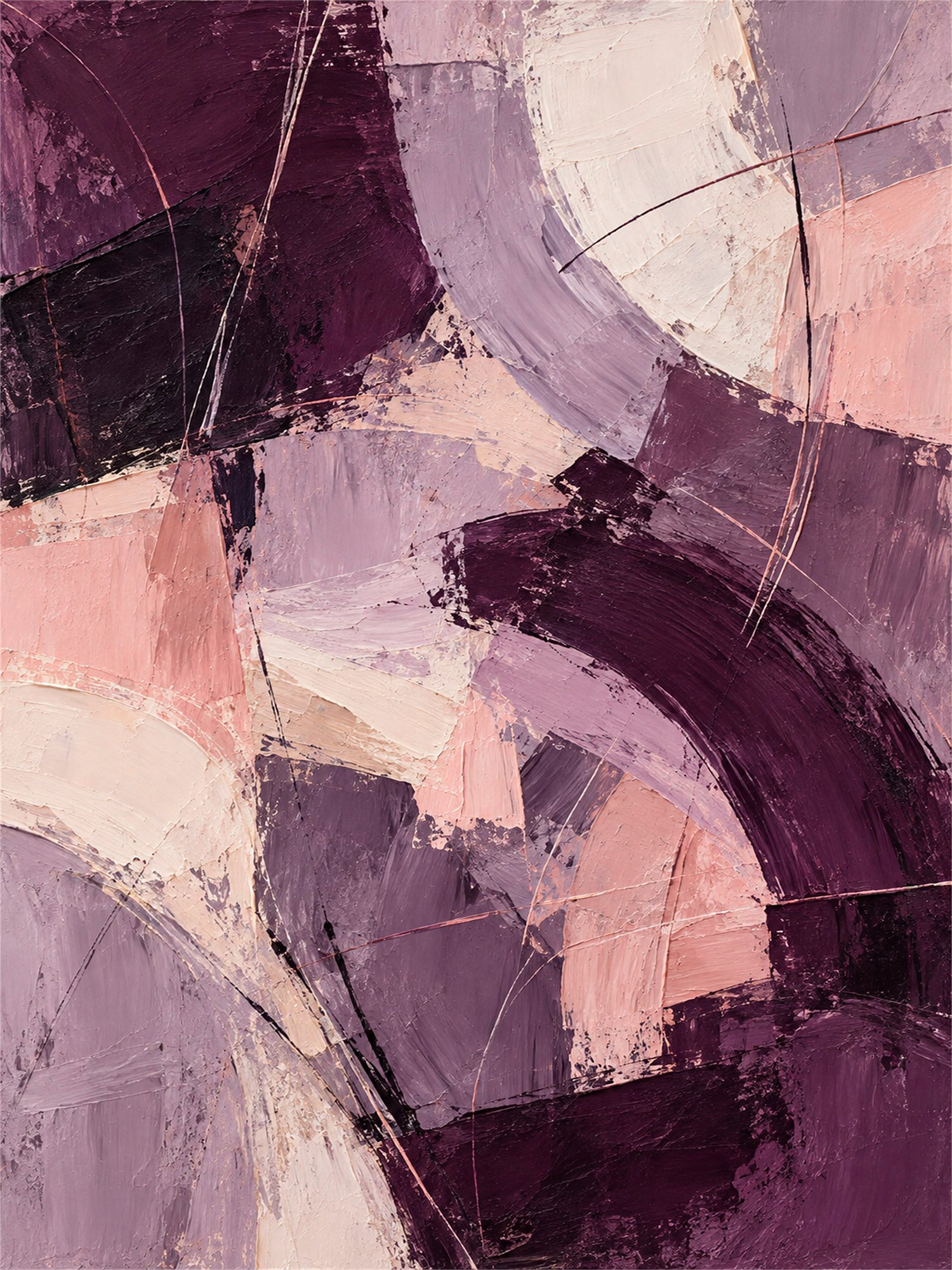 Moderne_Abstrakt_17 Lavendelformen – Bild 1