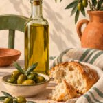 Olivenöl und Rustikales Brot