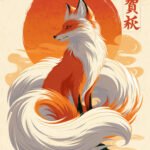 Fuchs im Morgenrot