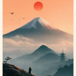 Fuji im Abendlicht