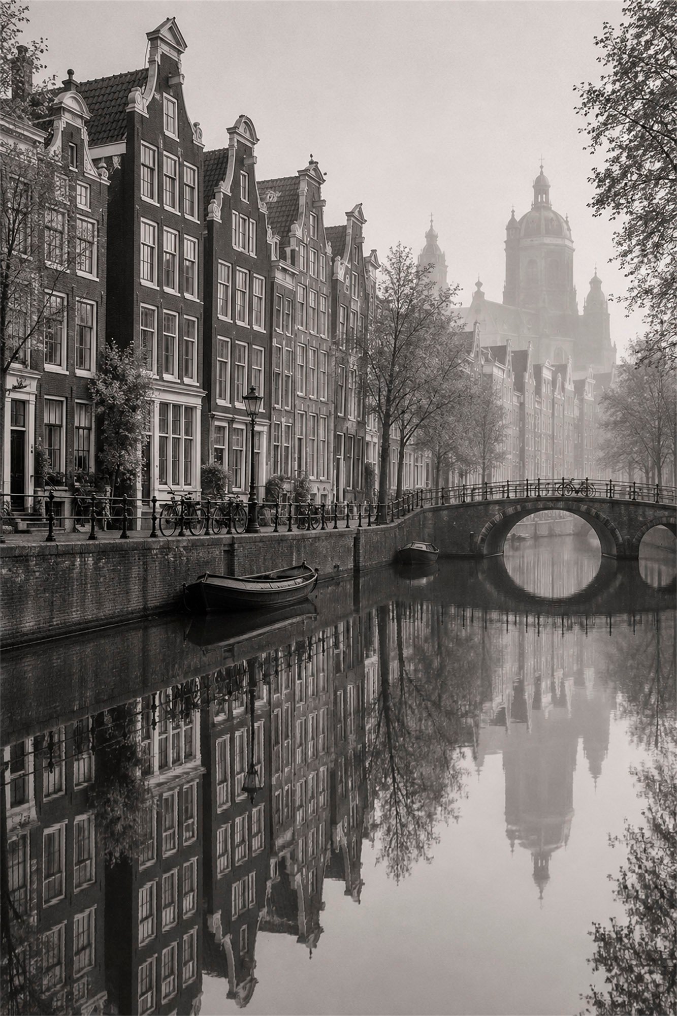 Amsterdam-Grachten Stille an den Grachten – Bild 1