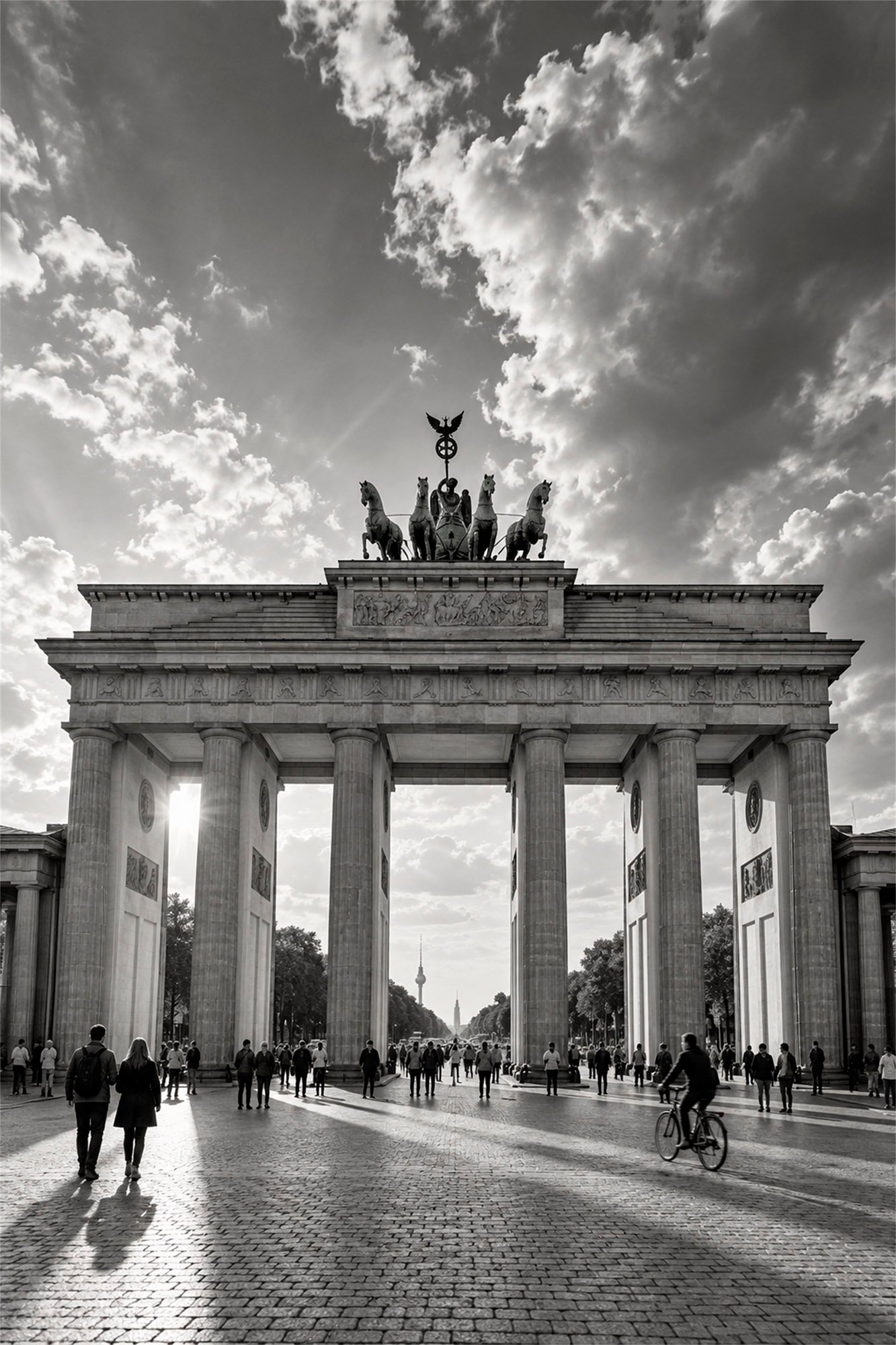 Berlin-Brandenburger-Tor Licht am Brandenburger Tor – Bild 1