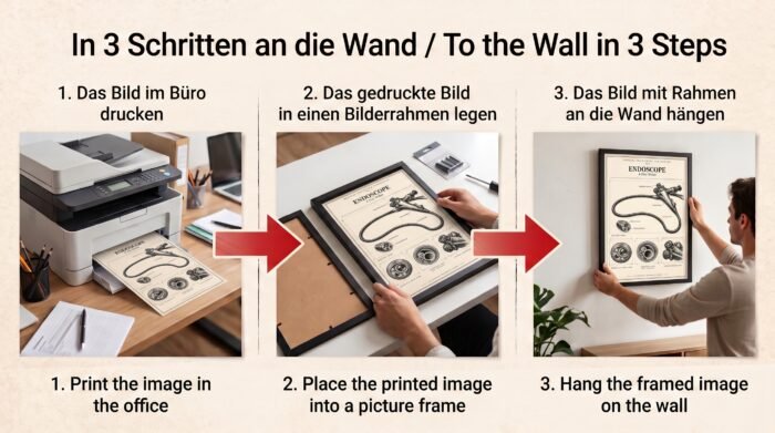 Medizinische Instrumente Poster 10er Set - Arztpraxis-Dekoration als digitaler Download zum drucken – Bild 5