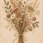 Trockenblumen-Bouquet