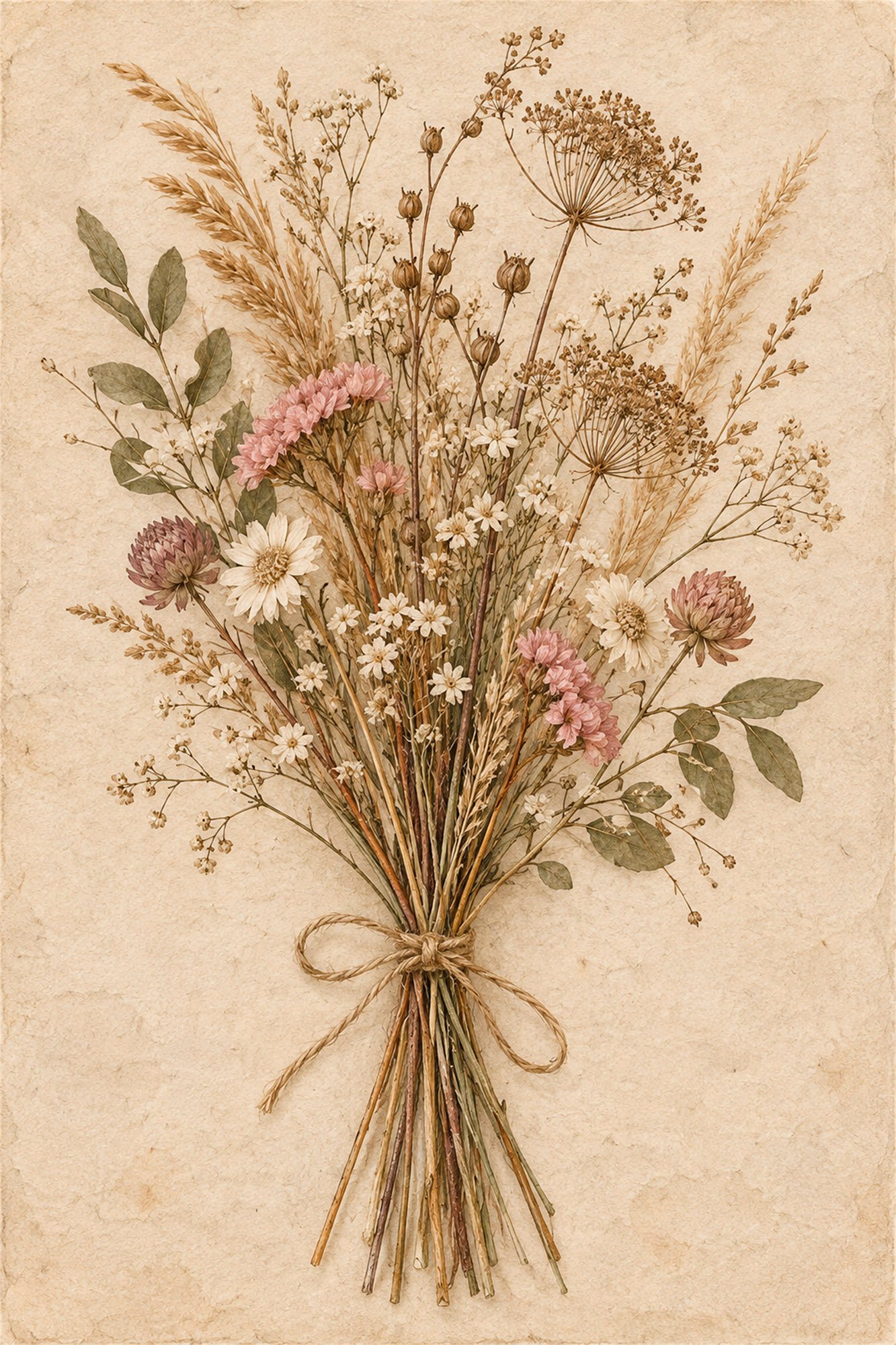 Landhaus_09 Trockenblumen-Bouquet – Bild 1