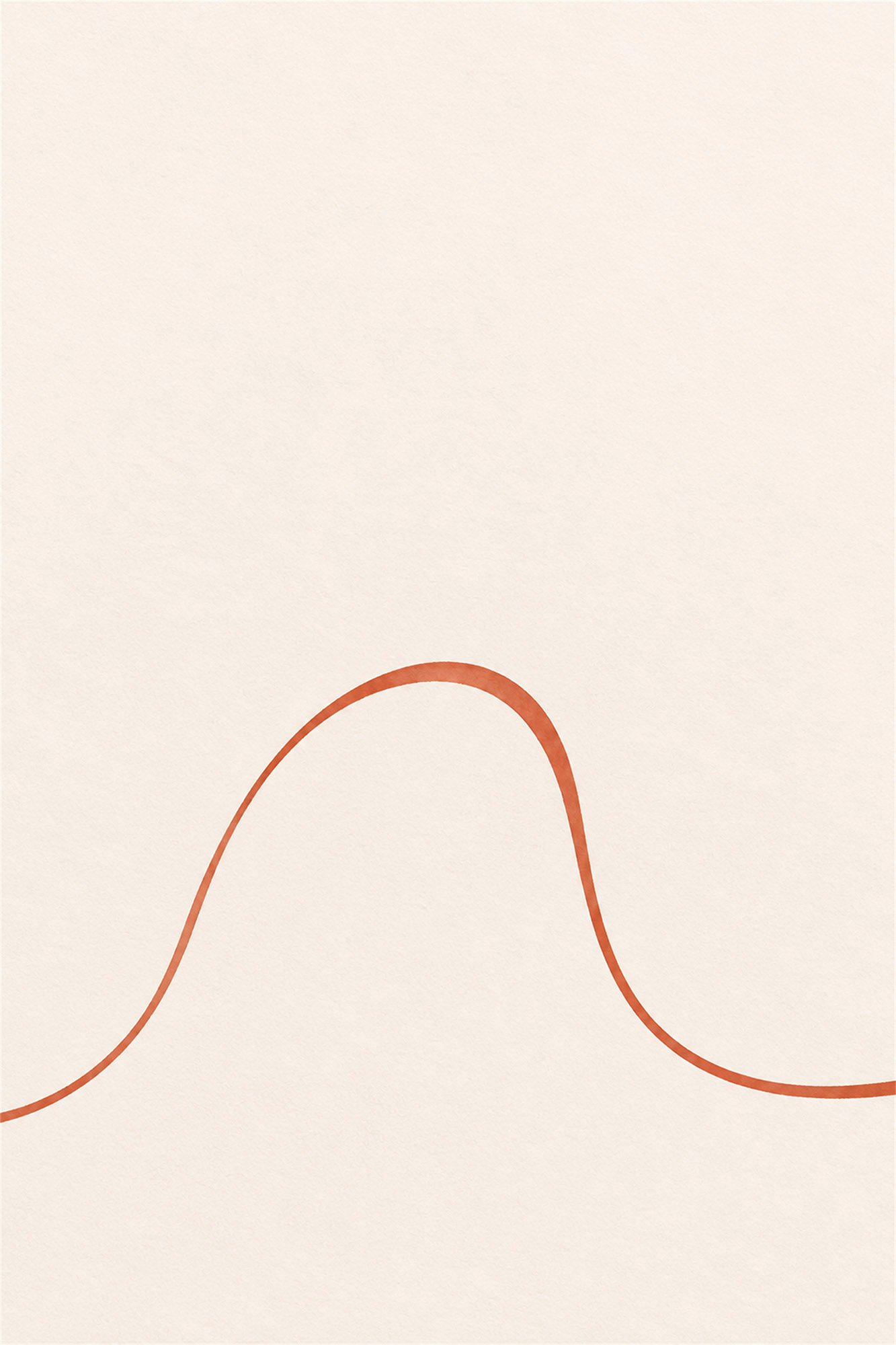 Minimalismus_06 Sanfte Terracotta-Welle – Bild 1