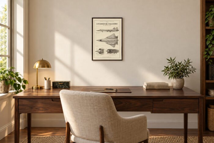 Flugzeuge Poster 10er Set - Fotografie-Technikzeichnungen als digitaler Download zum drucken – Bild 4