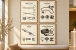 Medizinische Instrumente Poster 10er Set - Arztpraxis-Dekoration als digitaler Download zum drucken – Bild 3