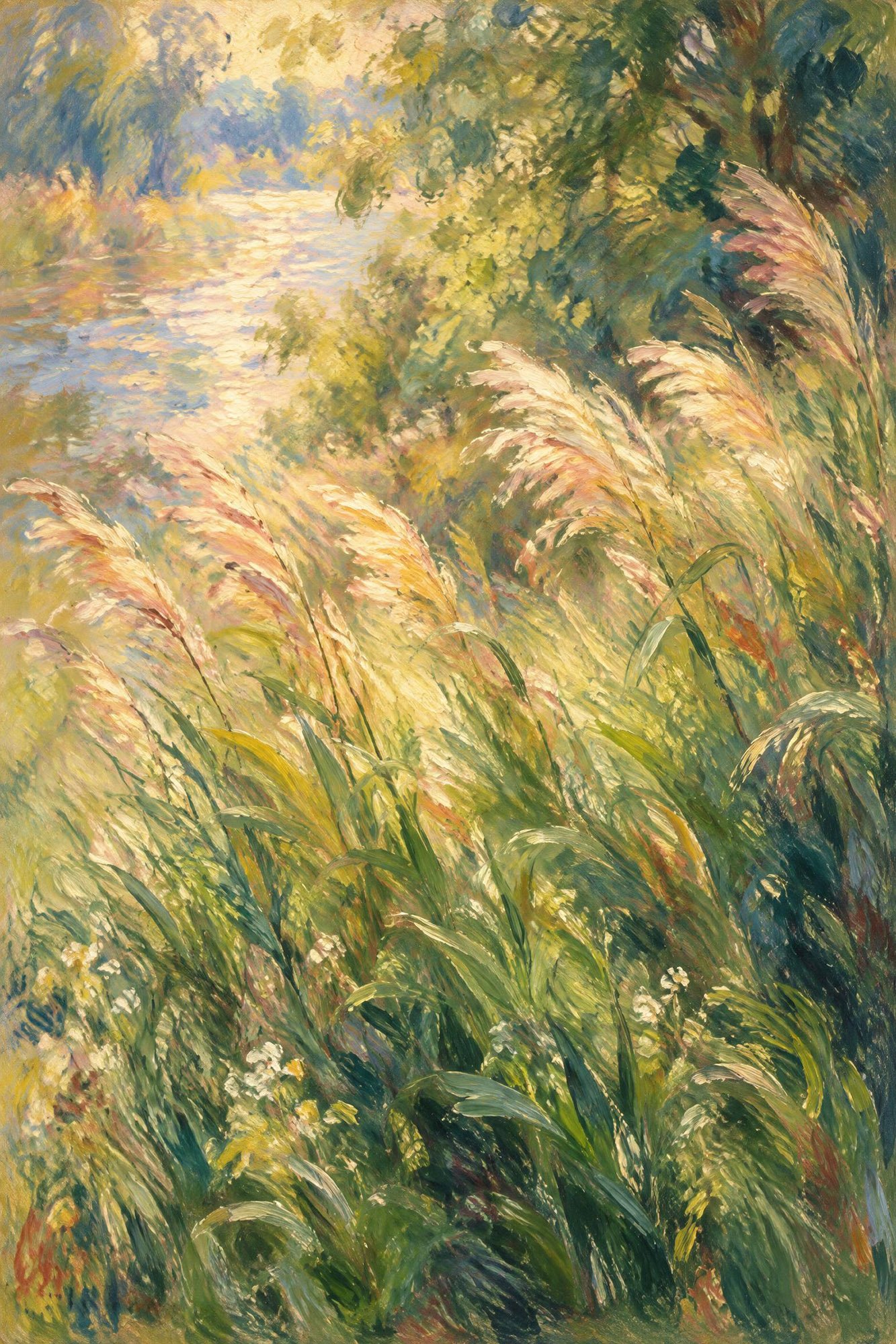 Natur_04 Schilf im Sonnenlicht – Bild 1