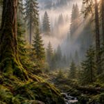 Morgenlicht im Zauberwald