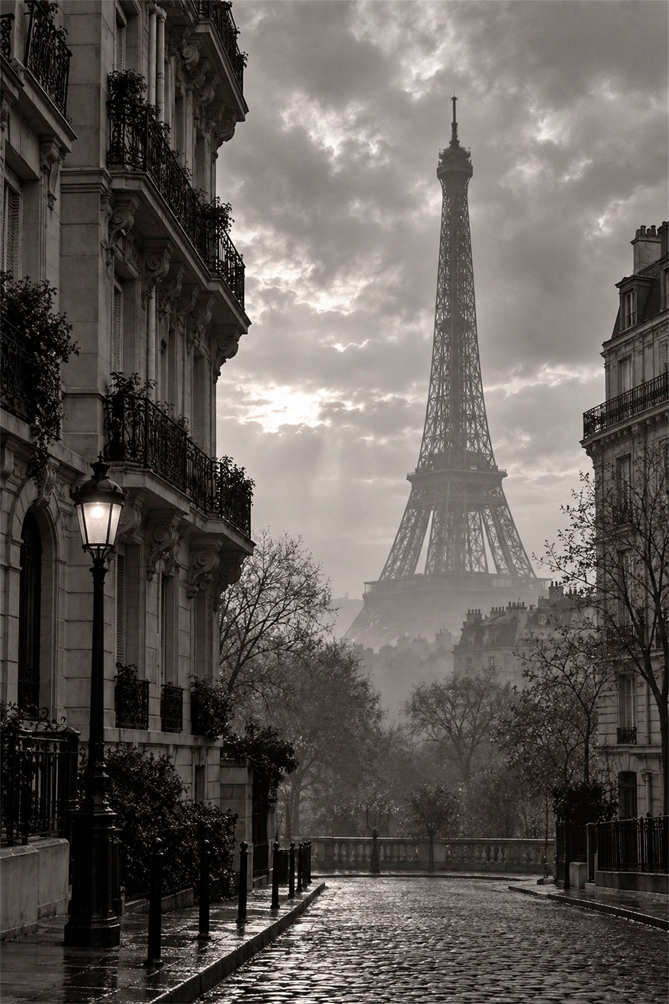 Paris-Eiffelturm Paris im stillen Licht – Bild 1