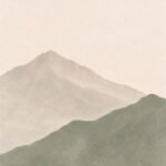 Berge in stiller Ferne
