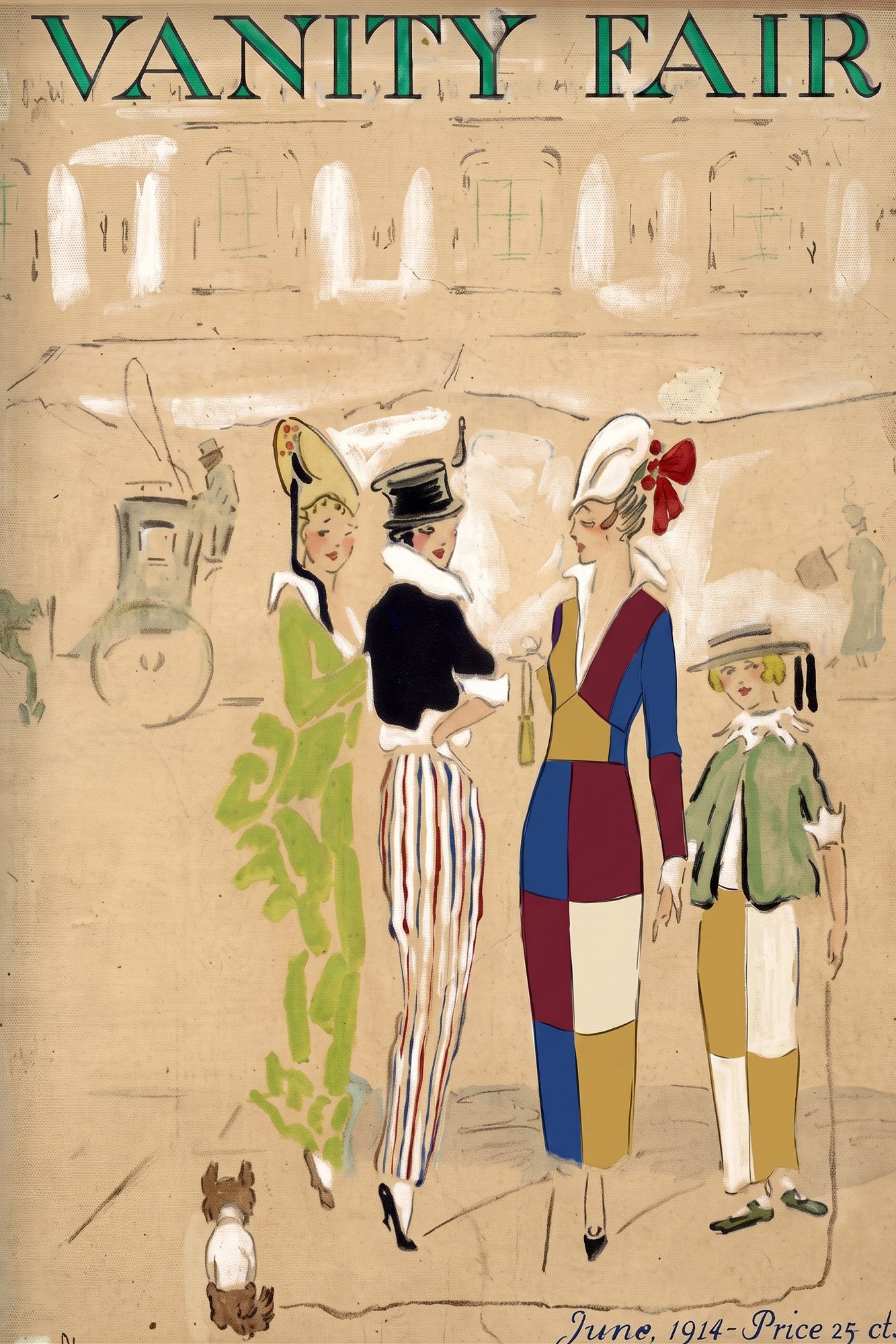Vanity Fair 1914 Eleganz beim Stadtbummel – Bild 1