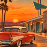 Zwischen Motel und Abendsonne