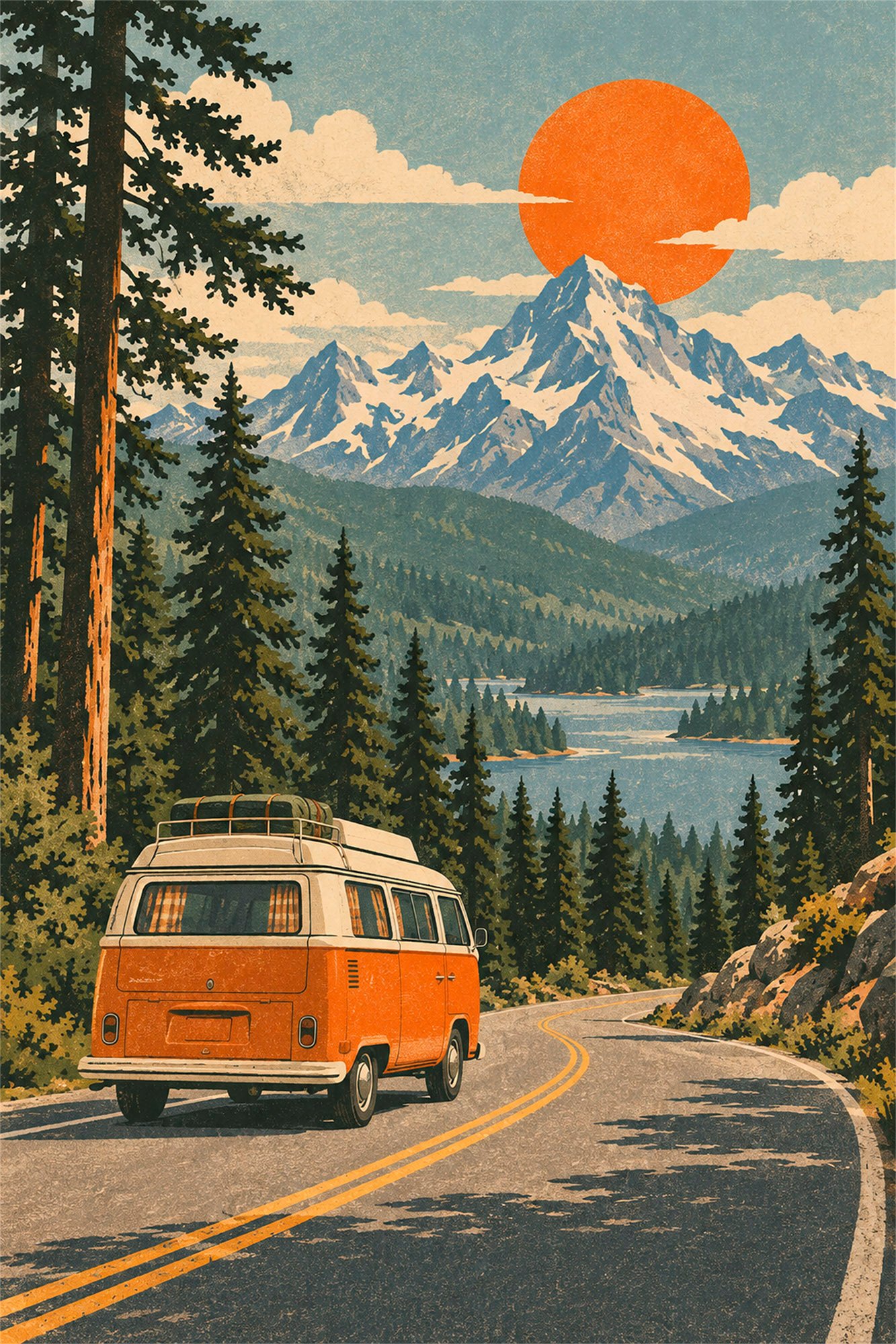 Vintage_09 Mit dem Bulli in die Berge – Bild 1
