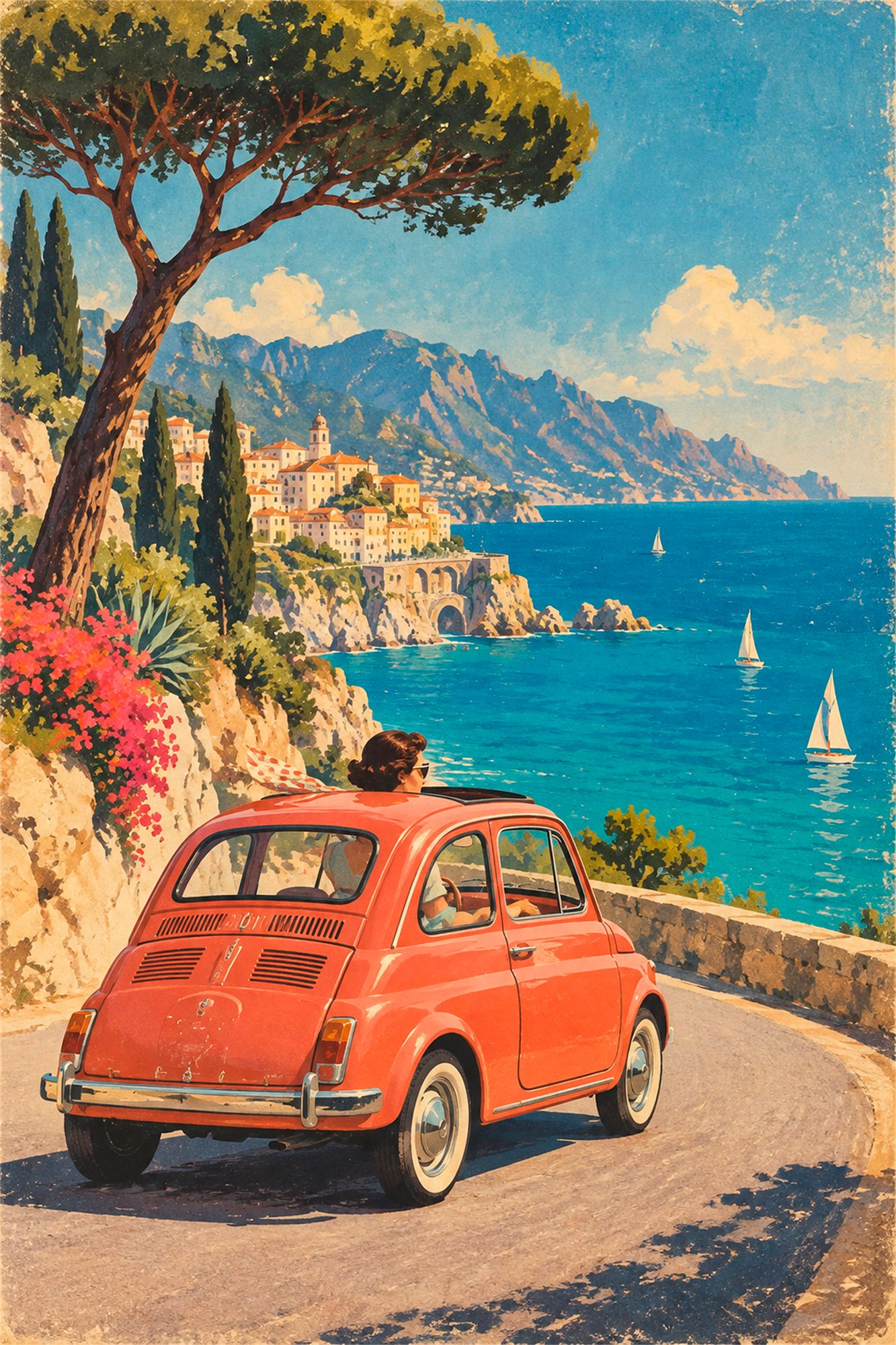 Vintage_10 Kleine Fahrt an der Riviera – Bild 1