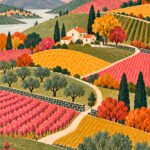 Herbstliche Hügellandschaft