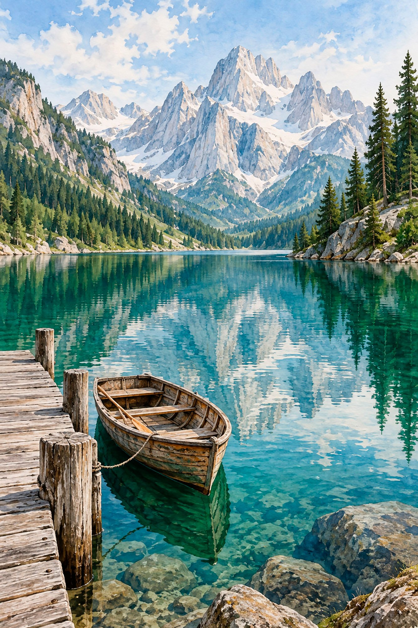 Naturmotiv als Inspiration für das Schlafzimmer